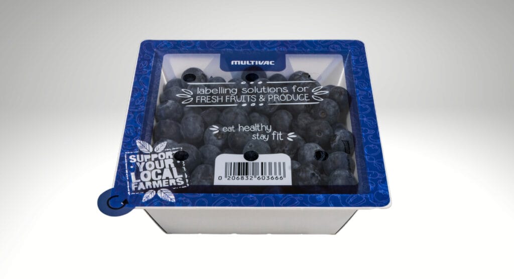 Multivac also presents packaging solutions for fruit, such as trays and labels