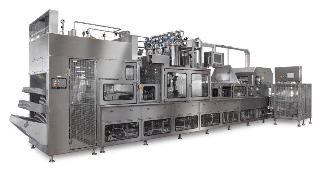 It took Gropper just seven days to replace the control electronics of an ultra-clean bucket line.