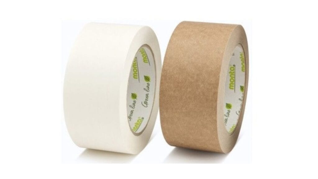 Monta neues Papierklebeband mit Naturkautschukkleber