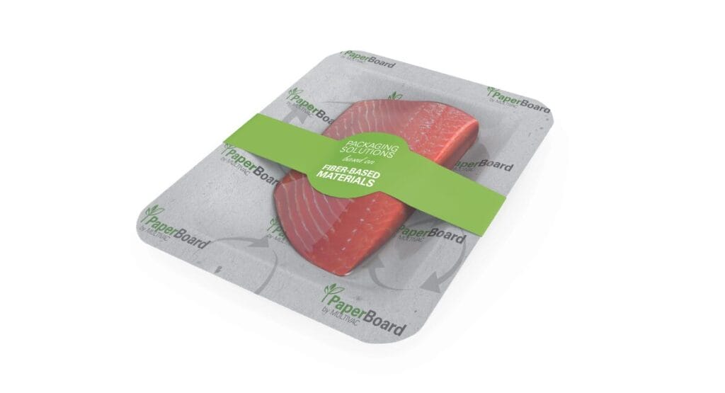 multivac papierbasierte Fischverpackung