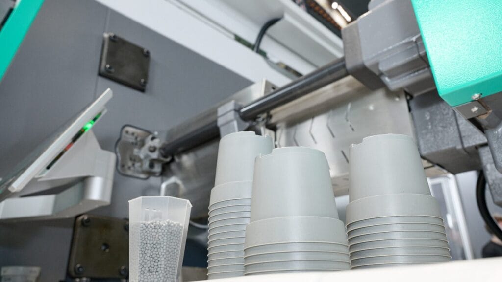 Bei den ARBURG Technologie-Tagen kam auch Systalen® zum Einsatz