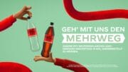 Coca-Cola kampagne rpet oder Pet-mehrweg