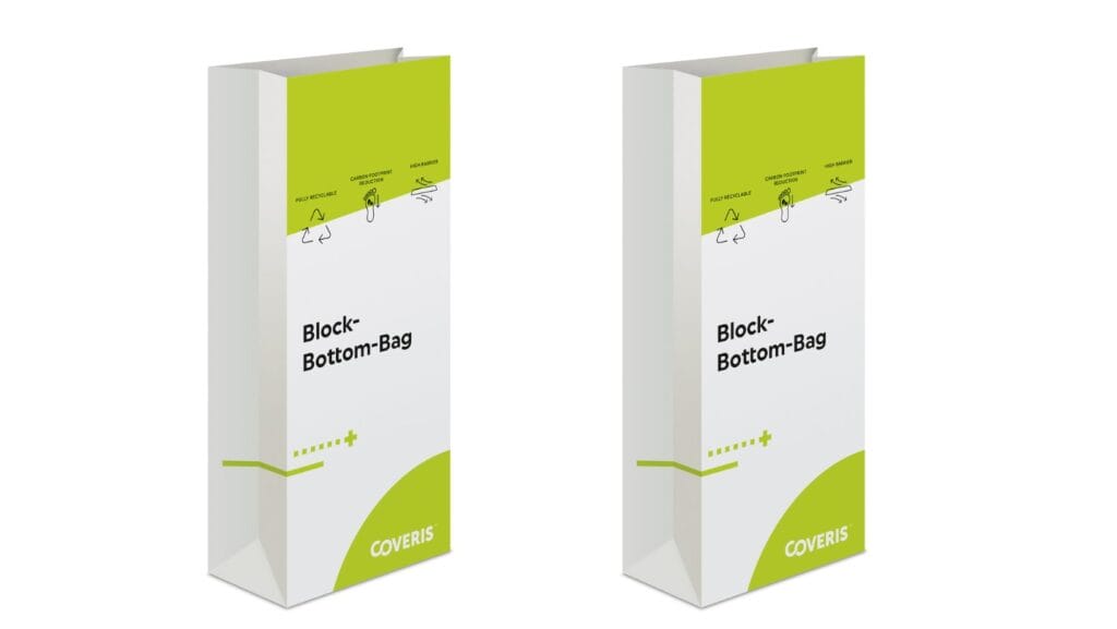 Coveris Blockbodenbeutel Papier